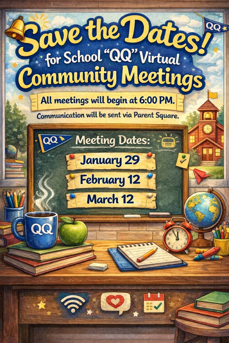 QQ Community Meeting Flyer